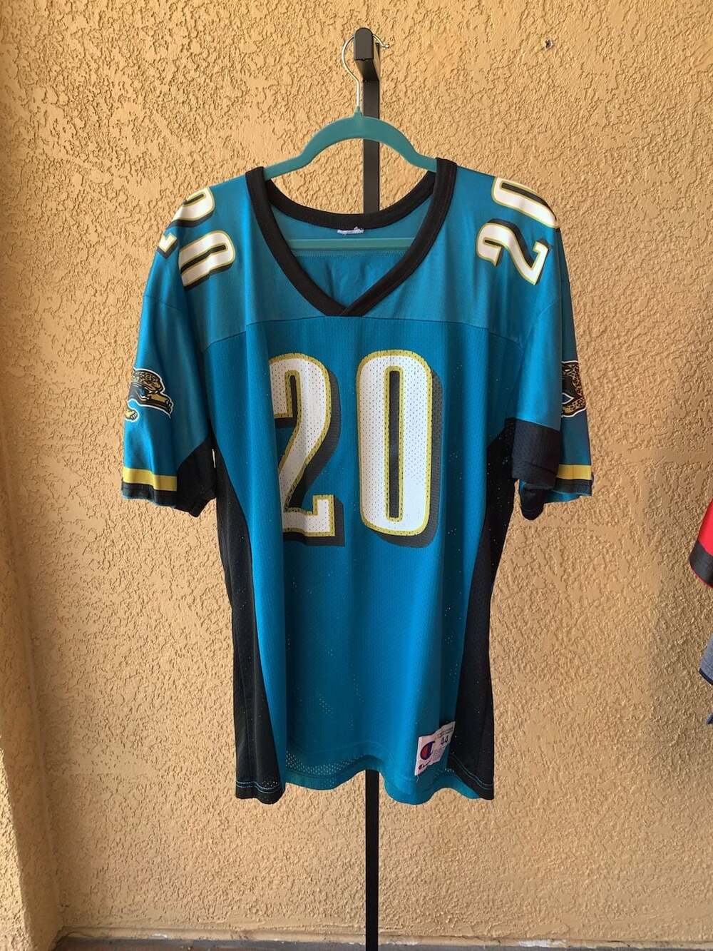 Vintage Champion Jacksonville Jaguars Natrone Means #20 Jersey Size 44